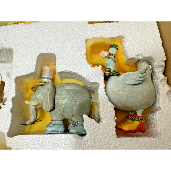 DEPT 56 KRINKLES NOAH'S ARK Patience Brewster Complete Set New 13 Pieces - Picture 8 of 16